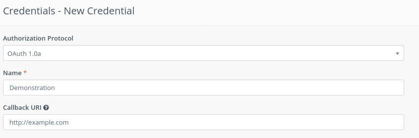 Mautic API Credentials View