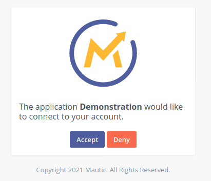 Mautic Auth Login Page