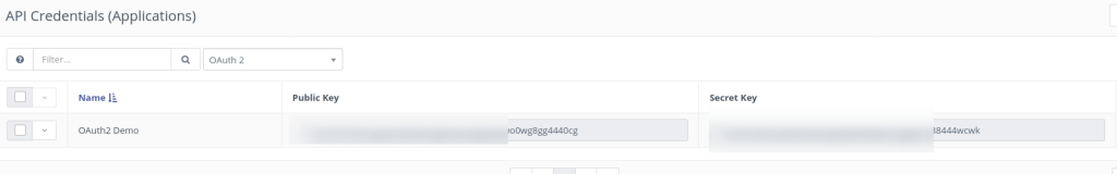oauth2 keys generated mautic